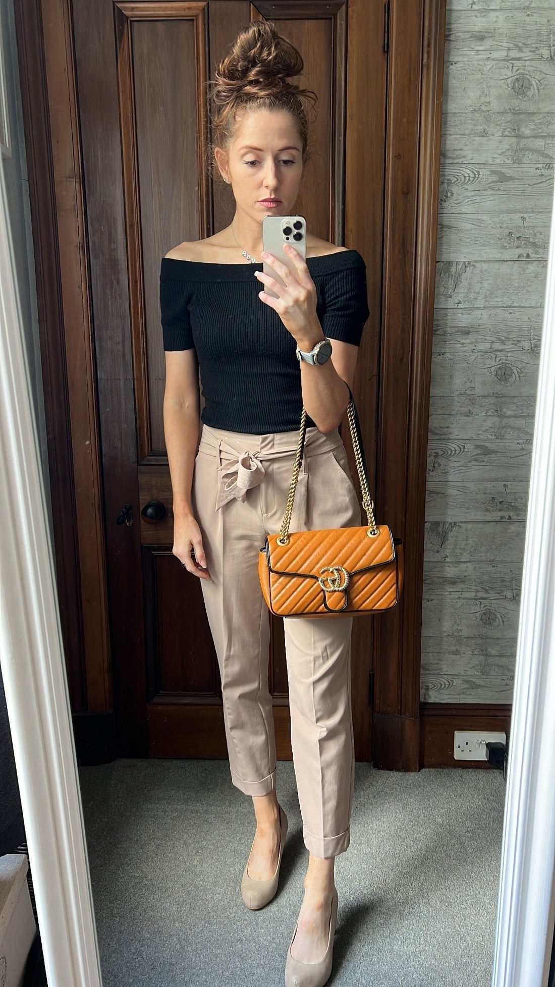 Gucci GG Torchon Pink Marmont Small Shoulder Bag