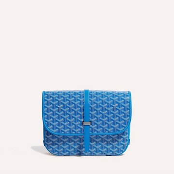 BELVEDERE MM BAG 28CM SKY BLUE CANVAS House Of Sarah