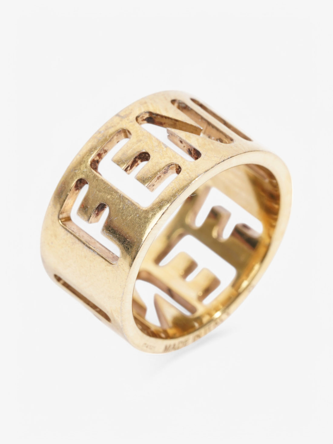 Fendi Fendi Ring Gold Base Metal 52mm