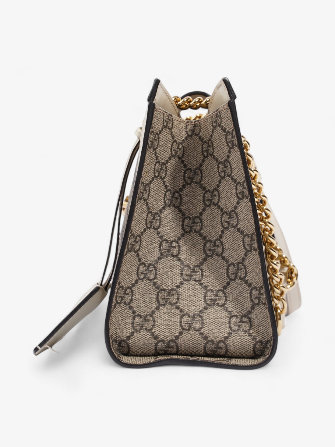 Gucci Padlock GG GG Supreme / White Coated Canvas Small