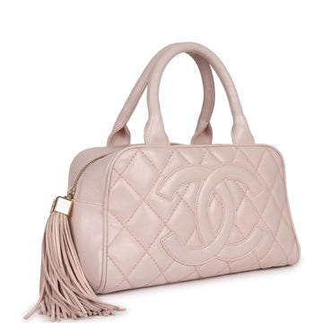 Chanel   Timeless Bowler Light Pink Caviar Gold Hardware