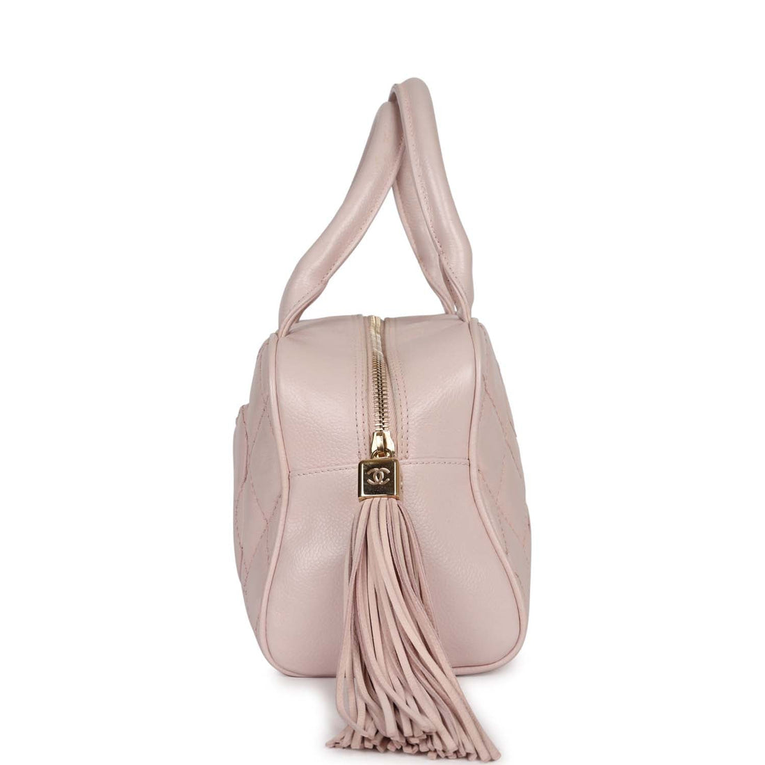 Chanel   Timeless Bowler Light Pink Caviar Gold Hardware