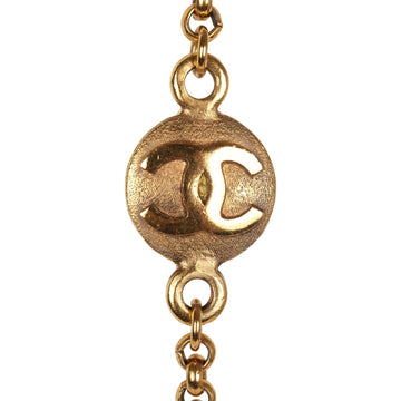 Chanel   Medallion Cable Chain Gold Metal Necklace