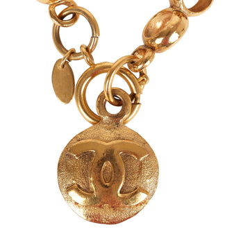 Chanel   Rolo Chain Logo Bracelet Gold Metal