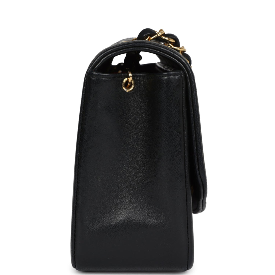 Chanel   Small Diana Flap Bag Black Lambskin Gold Hardware