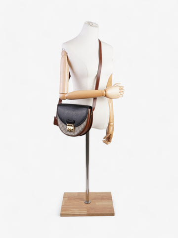 Gucci Padlock Shoulder Bag Black / Supreme Coated Canvas