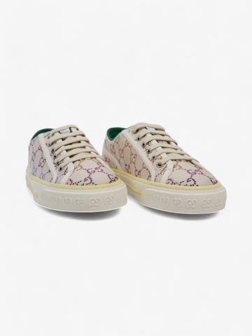 Gucci Crystal GG Tennis 1977 White / Multicoloured Canvas EU 38.5 UK 5.5