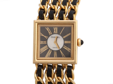 Chanel   18K Yellow Gold Mademoiselle Watch 23mm