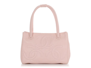 Chanel Small   Pink Caviar Handbag