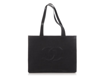Chanel   XL Black Caviar Tote
