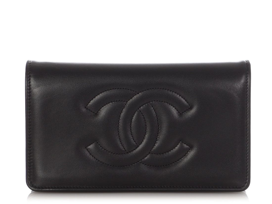 Chanel Black Lambskin Wallet On Chain WOC