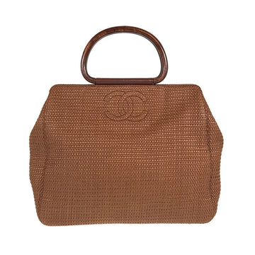 CHANEL CC   WOVEN RAFFIA HANDBAG
