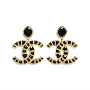 CHANEL CC ALONG THE NILE CLIP ON EARRINGS