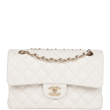 CHANEL CAVIAR QUILTED SMALL CLASSIC DOUBLE FLAP BAG