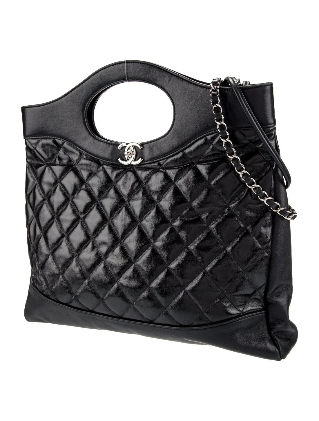 CHANEL 31 LARGE QUILTED LAMBSKIN SHOPPING BAG