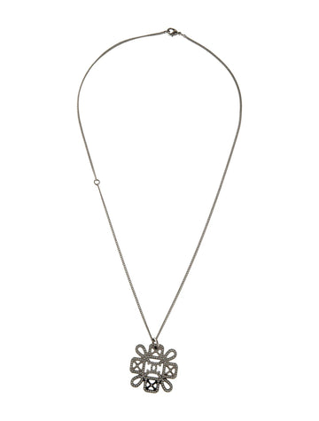 CHANEL STRASS CC PENDANT NECKLACE