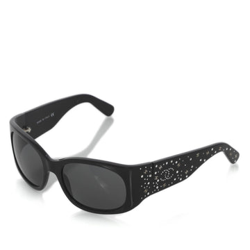 CHANEL SWAROVSKI CRYSTAL CC LOGO SUNGLASSES