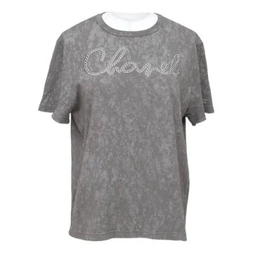 CHANEL LOGO EMBROIDERY CC T-SHIRT