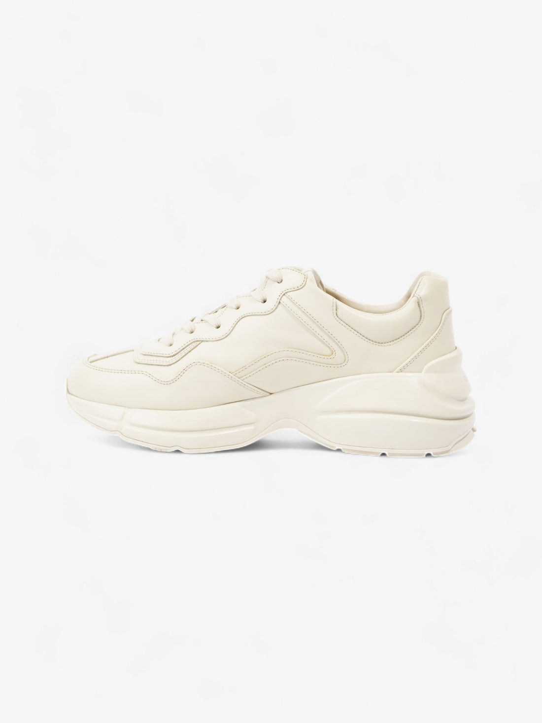 Gucci Rhyton Sneakers Beige  / Red / Green Leather EU 42.5 UK 8.5