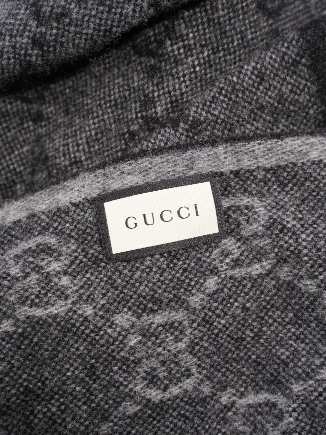 Gucci GG Web Scarf GG Supreme / Red / Green Wool