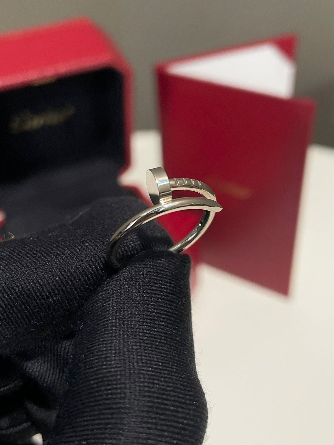 Cartier JUC Ring 18K White Gold