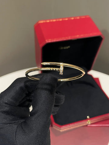 Cartier Juste Un Clou Bracelet Diamond 18K Yellow Gold