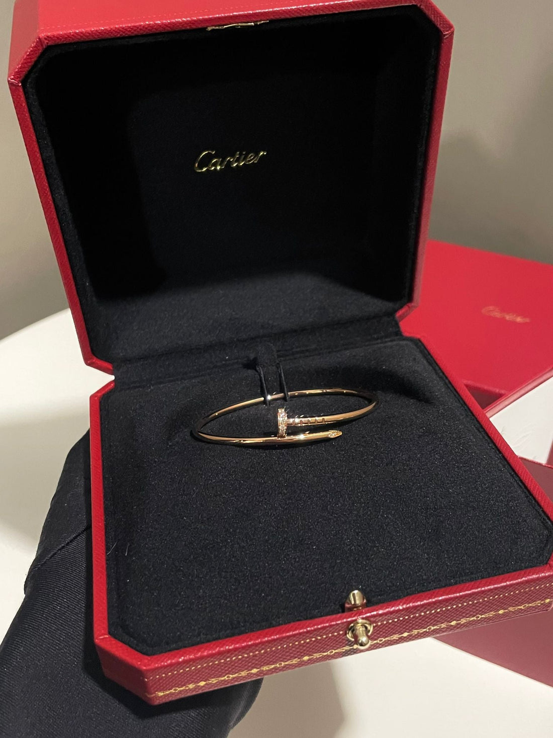 Cartier Juste Un Clou JUC Bracelet Diamond  18K Rose Gold
