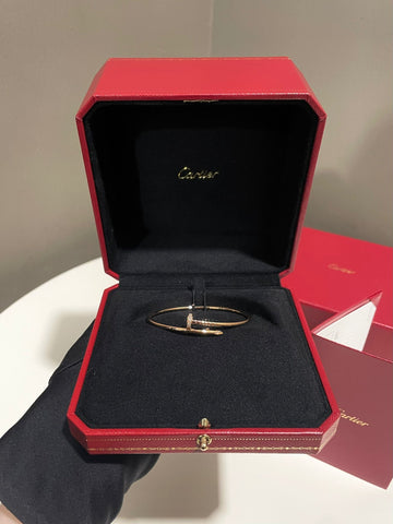 Cartier Juste Un Clou JUC Bracelet Diamond  18K Rose Gold