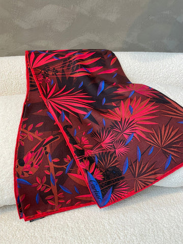 Cartier Shawl 140 Burgundy