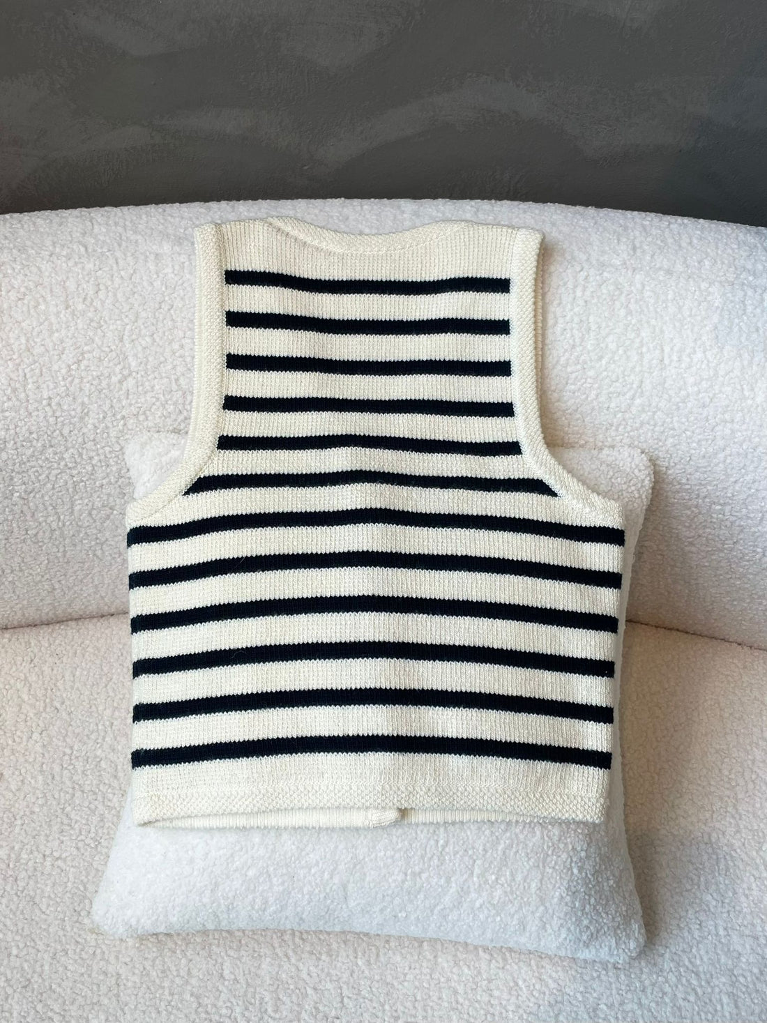 Celine Knitted Sleeveless Beige
