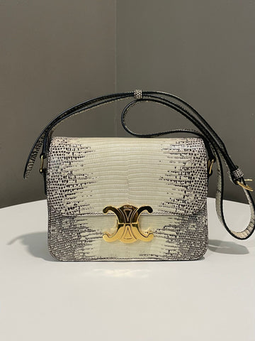 Celine Teen Triomphe  Natural Lizard