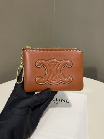 Celine Zip Coin Card Pouch