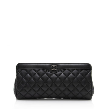 Chanel Aged Calfskin CC Frame Clutch