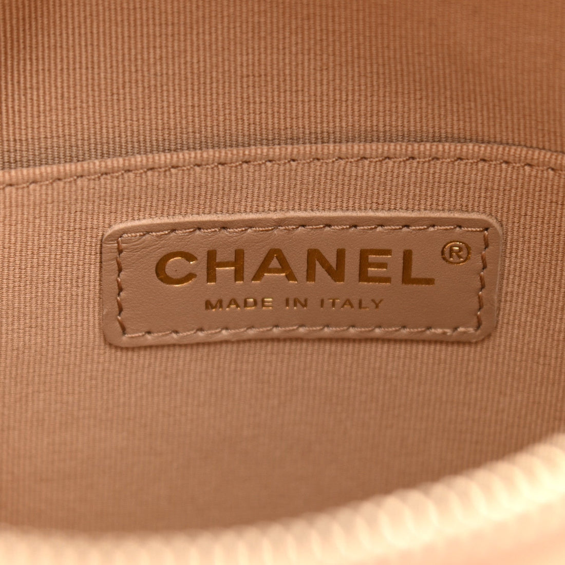 CHANEL CC QUILTED LAMBSKIN HOBO BAG