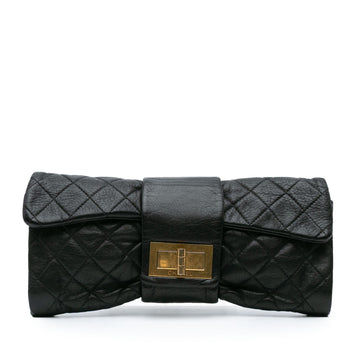 Chanel Reissue 2.55 Quilted Sheepskin Mademoiselle Flap Clutch