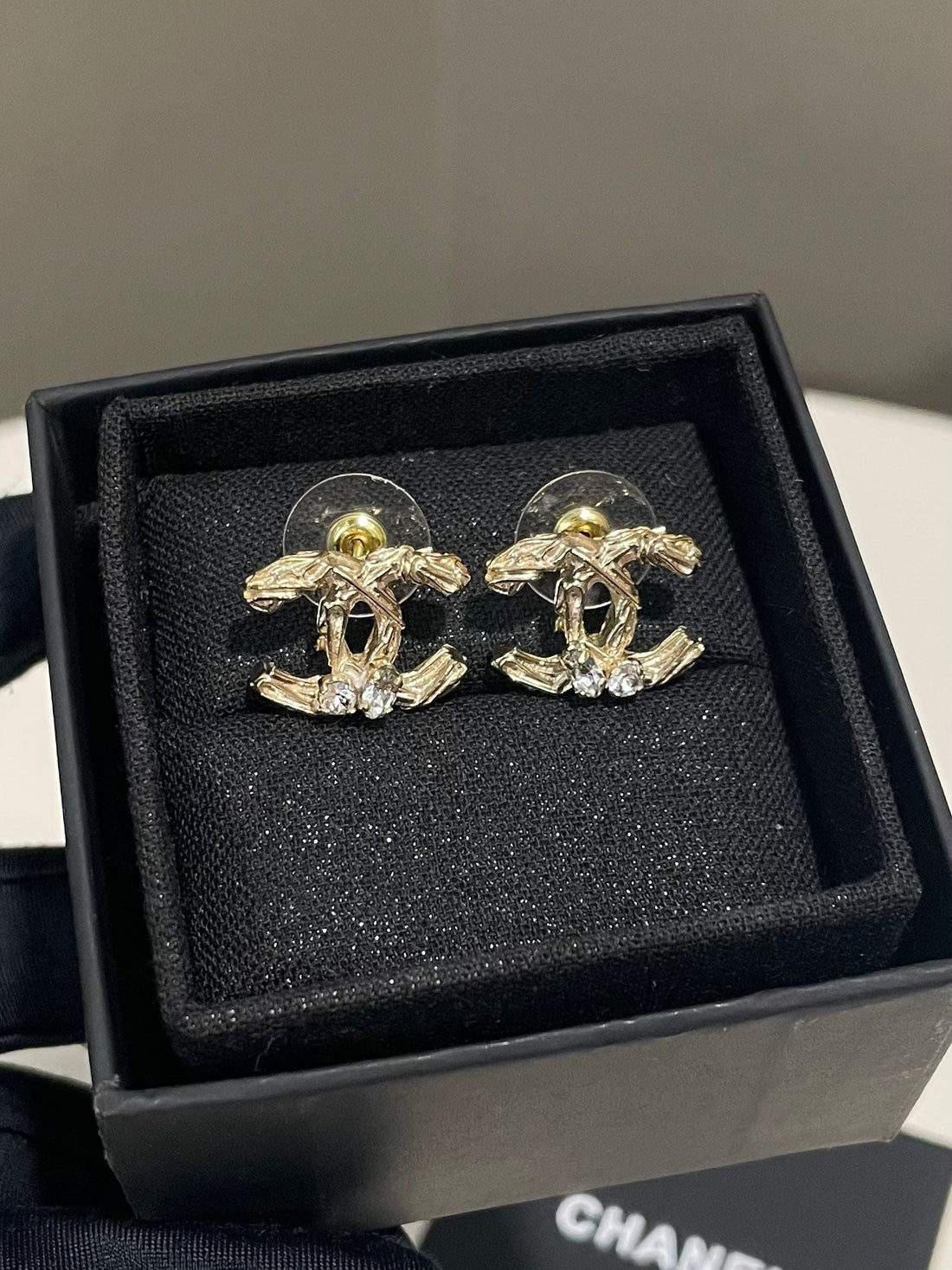 Chanel 14K Cc Earring