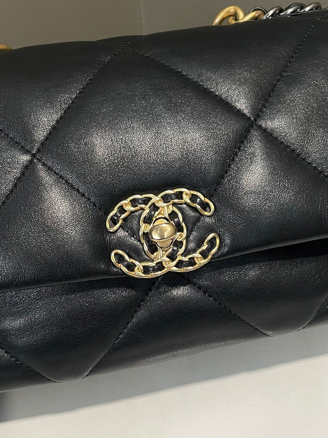 Chanel 19 Flap Bag Black Lambskin
