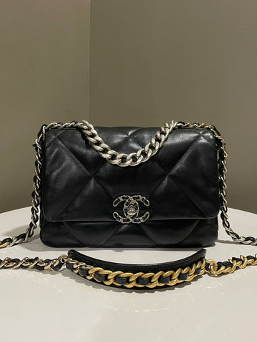 Chanel 19 Flap Bag Black