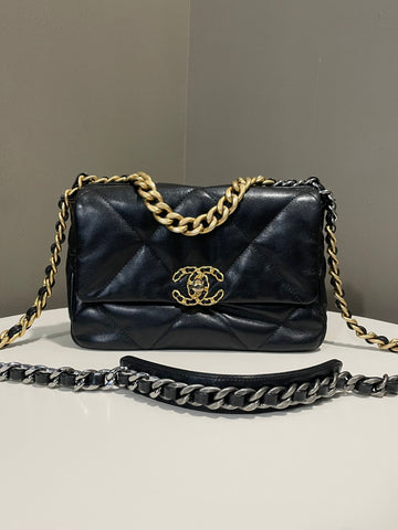 Chanel 19 Flap Bag Black