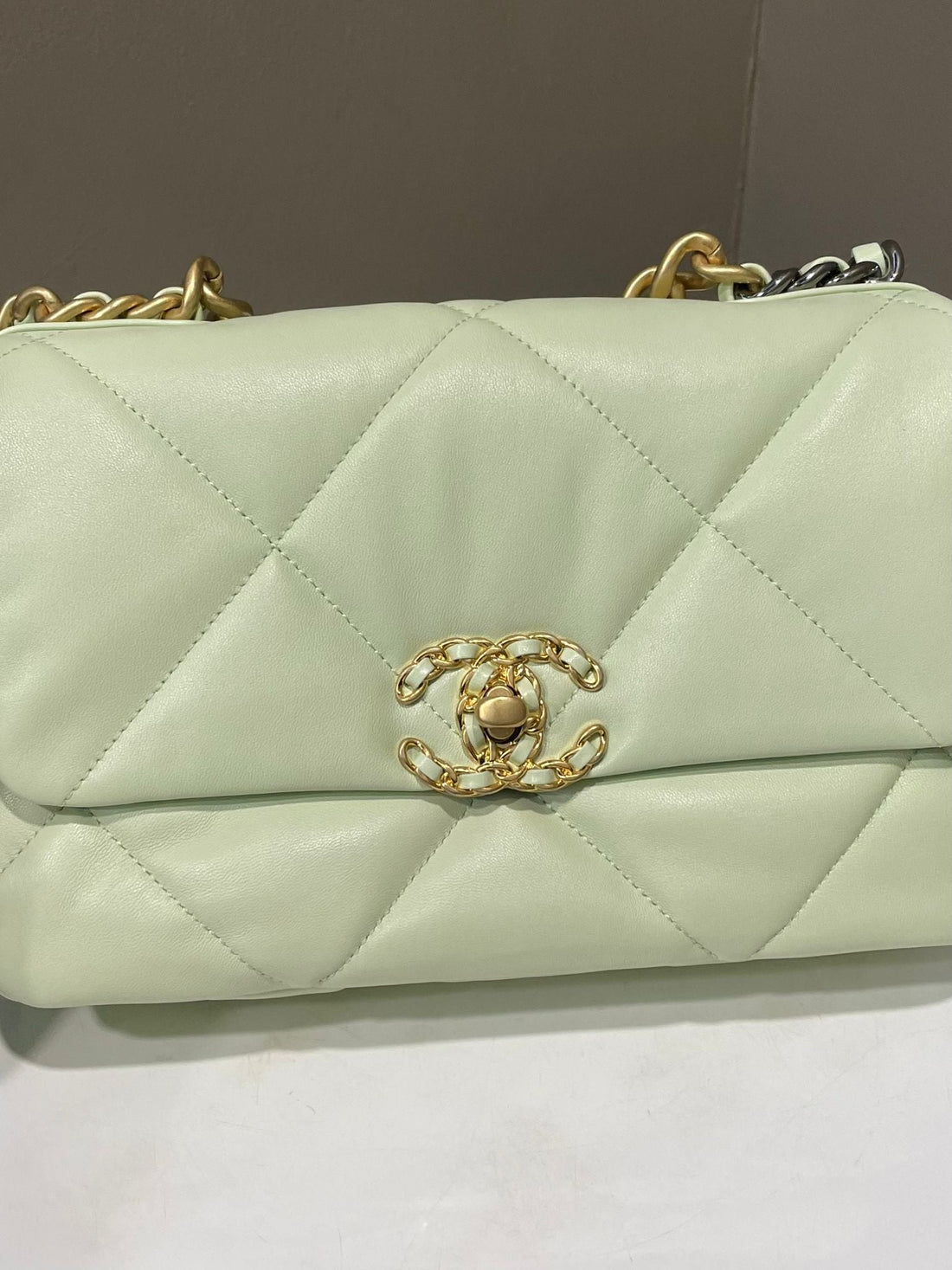 Chanel 19 Flap Bag Mint Pastel Green
