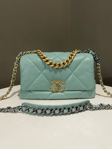 Chanel 19 Flap Bag Tiffany
