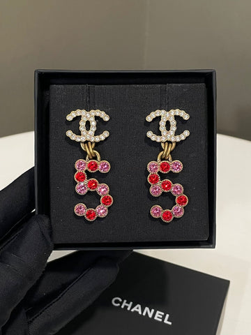 Chanel 20S No.5 Drop Earrings