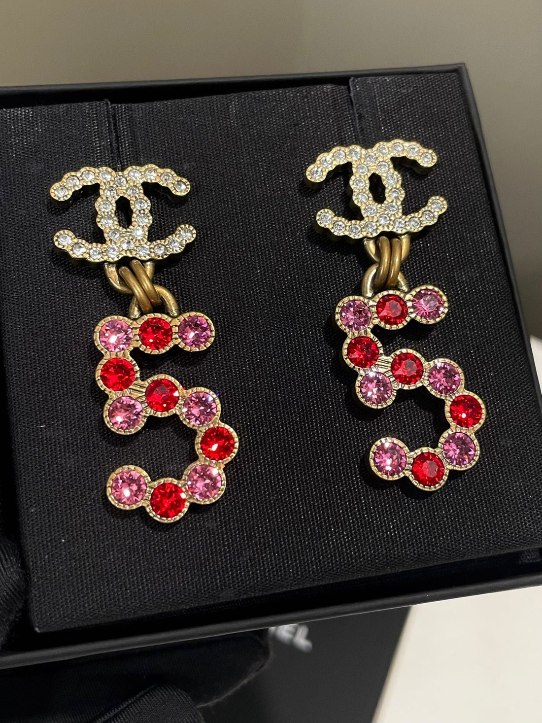 Chanel 20S No.5 Drop Earrings