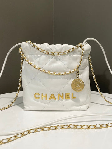 Chanel 22 Mini White Ivory