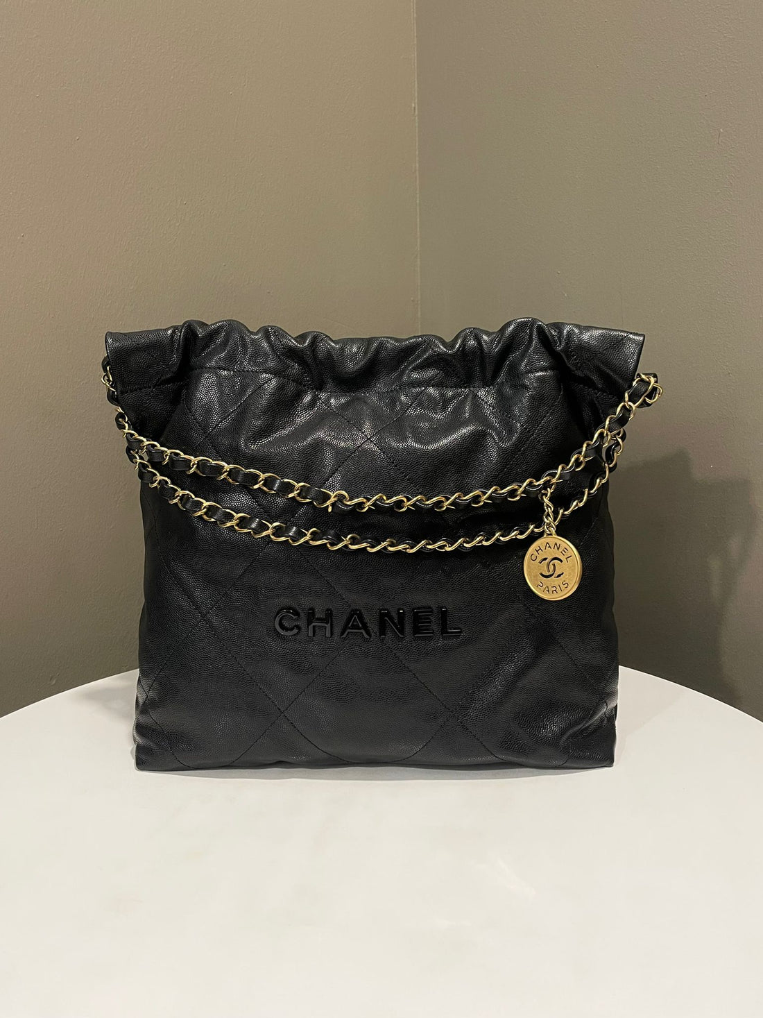 Chanel 22 Small So Black Caviar