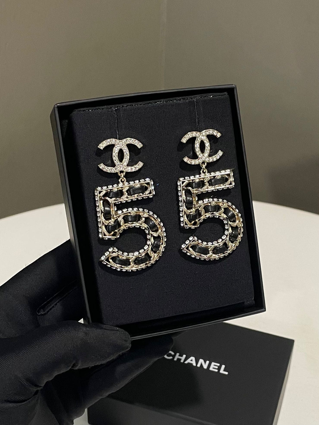 Chanel 23P No.5 Drop Earrings