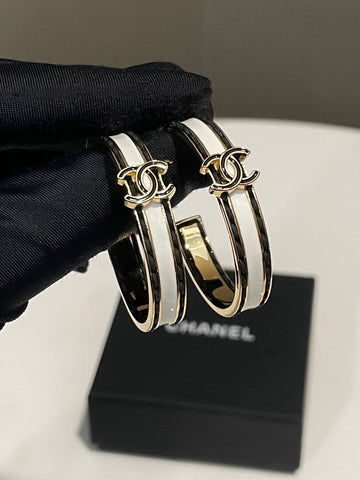 Chanel 24C Hoop Earring