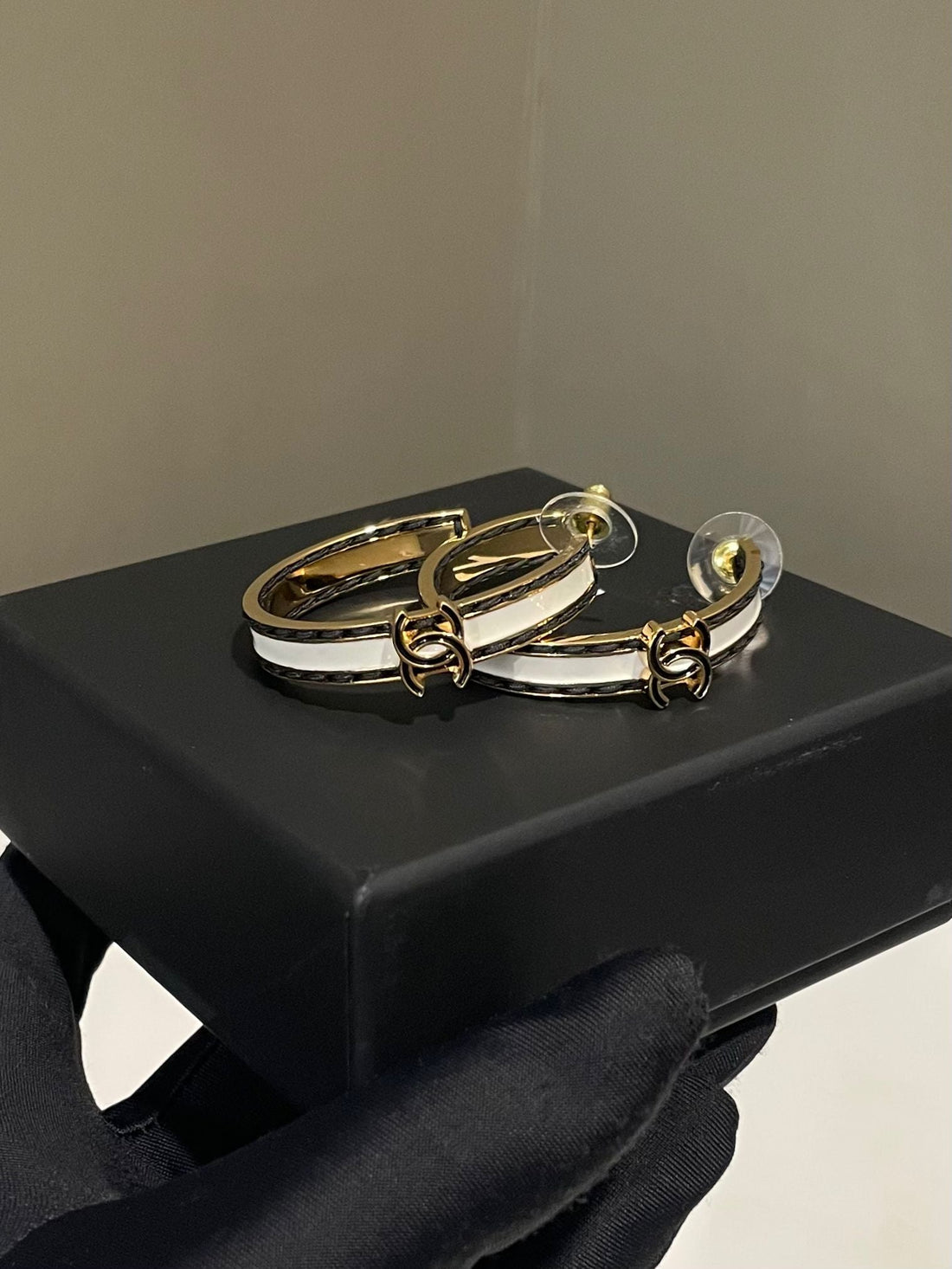Chanel 24C Hoop Earring