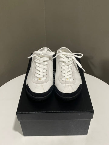 Chanel 24S Cc Sneaker White/ Black
