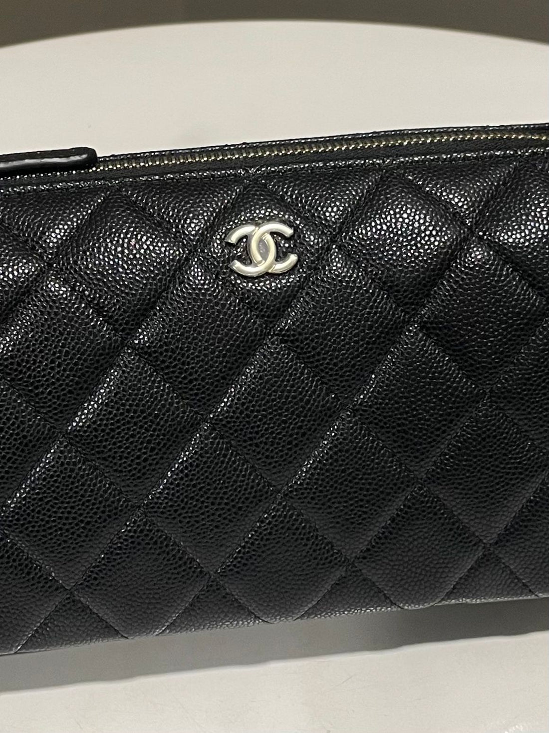 Chanel 25A Double Chain Bag Black Caviar